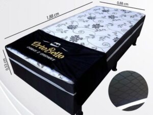 Cama box conjugada Ortopédica solteiro  D20 ORTOBELLO