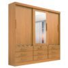 ROUPEIRO GUARDA ROUPA MERIDIAN PLUS C/ ESPELHO 3 PORTAS CORRER 9G - 2.00m - D'DORO - 1.25 - SR/RF - 1.18 - TD - 1.20 - PR - 1.19 - LD - Image 3