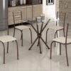 Mesa Rio vidro 70x70 4Cd - Teixeira - 3.7 SR/ 3.5PR