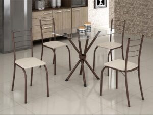 Mesa Rio vidro 70×70 4Cd – Teixeira – 3.7 SR/ 3.5PR