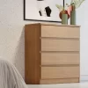CÔMODA 4 GAVETAS VALORE MDF/MDP - 90cm - NOVO HORIZONTE - 3.4 - TRA/RN