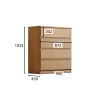 CÔMODA 4 GAVETAS VALORE MDF/MDP - 90cm - NOVO HORIZONTE - 3.4 - TRA/RN - Image 2