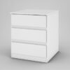 CRIADO/MESA DE CABECEIRA BARI 3 GAVETAS MDF/MDP - 45 CM - NOVO HORIZONTE - 1.6 - RN/TRA