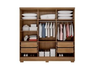 ROUPEIRO GUARDA ROUPA MILLY  6 P 4 G – 1,80m – NOVO HORIZONTE – 7.8/RN