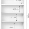 ARMÁRIO MULTIUSO SAPATEIRA ALASKA NEW 2 PORTAS - 63 CM - NOTÁVEL - 1.5 - RN/TRA - Image 4