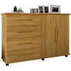 CÔMODA BALI 4 GAVETAS 2 PORTAS - 136,5 cm - PRIMUS - 5.5 - TD - 5.7 - PR - Imagem 5