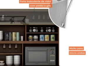 KIT COZINHA MARANELLA – VALDEMÓVEIS – 1.06 – TRA