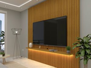 Painel Nobre Ripado 1P com LED Naturale – 185cm – Gelius – 8.3 – SR – 8.2 – PR – 9.4 – RN