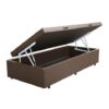 BASE BOX BAÚ SOLTEIRO CORINO OU SUEDE - 40 x 88 x 188 cm - UNIFLEX - 4.7 - RN - Image 2