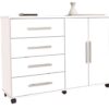 CÔMODA BALI 4 GAVETAS 2 PORTAS - 136,5 cm - PRIMUS - 5.5 - TD - 5.7 - PR - Imagem 2