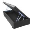 BASE BOX BAÚ SOLTEIRO CORINO OU SUEDE - 40 x 88 x 188 cm - UNIFLEX - 4.7 - RN