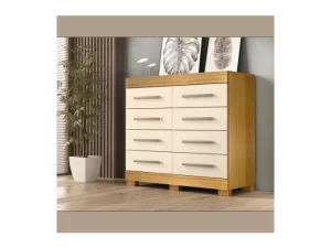 CÔMODA NALU 8 GAV – 100% MDF – 4.2 – TRA- 4.0- RF