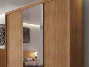 ROUPEIRO GR SOLLO PLUS 3P CORRER 6G C/ ESPELHO NOVO HORIZONTE 100%MDF – 2,73m – 1.7/TRA 1.9/PR/TD