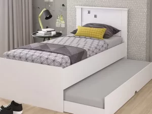 CAMA  BICAMA SOLTEIRO BIANCA C/AUXILIAR – CIMOL – EM MDF – 3.2 – RN TRA