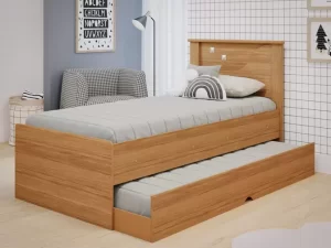 CAMA  BICAMA SOLTEIRO BIANCA C/AUXILIAR – CIMOL – EM MDF – 3.2 – RN TRA