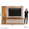 Home Painel Absoluto Candian - 2,00m - JCM - 9.3 - SR - 8.8 - RF - 9.0 - RN/TD/PR - Image 2