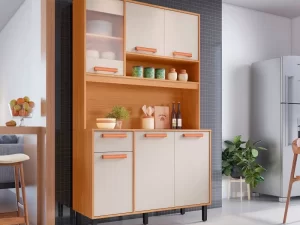 KIT COZINHA NAPOLES 6 PORTAS 2 GAVETAS – 1,60m – ITATIAIA – 7.4 – TD – 7.1 – TRA – 6.1 – PR – 6.0 – RN