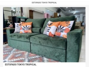 ESTOFADO SOFÁ TOKYO – 2,20M –  TRA – 1,56