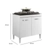Balcão Cooktop Sevilha 5 Bocas Kaiki - 2.3 - SR - Imagem 4