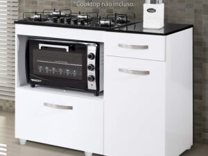 Balcão cooktop Violeta 4 Bocas 1,14m Kaiki – 3.1 – SR/TD – 3.0 – LD – 2.9 – PR