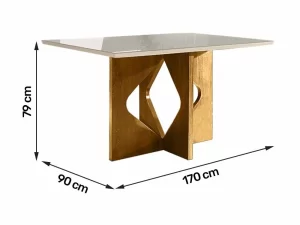 Mesa Moscou 120×90 Tampo Mdf Vidro  Cel moveis – c/ 4 cadeiras 1.12 – SR