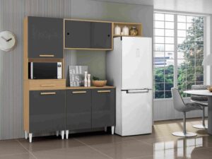 Cozinha Compacta Isabelle c Balcao  – 2,01m – Aramoveis – 4.7 SR/PR