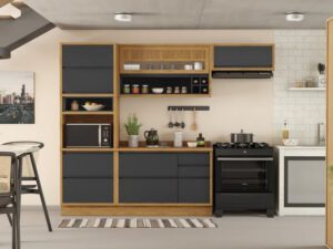 Cozinha completa Lisboa 2,70m – Itatiaia – 100MDF – 1.9 – TRA/RN