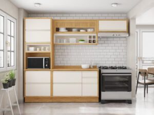 Cozinha completa Lisboa 2,70m – Itatiaia – 100MDF – 1.9 – TRA/RN