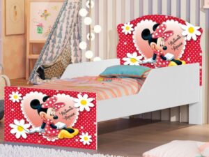 Mini Cama Juvenil Lívia  100%MDF– VJ MÓVEIS – 79cmx 1,53 – 2.3/TD