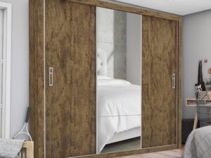 Roupeiro GR Espanha Plus Gold 3P4G c/ Espelho – 2,16m – 1.1/SR 1.0/TD