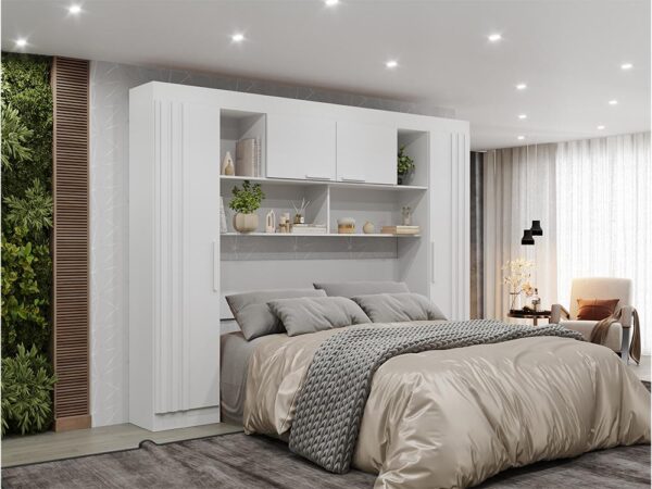 Roupeiro Modulado Casal Apolo - 2,40m - 4P4N - Salleto - 6.5/SR - Imagem 3
