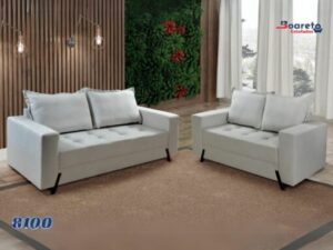 Conjunto Sofá 2 e 3 Lugares linho  – Boareto- 1.0- TD