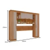 Roupeiro Modulado Casal Apolo - 2,40m - 4P4N - Salleto - 5.7 -SR - Image 3
