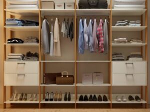 Closet 4 Torres TW406  – 2,89m – Off White/Freijó – 100% MDF –  DALLA COSTA –  1.54 – TD