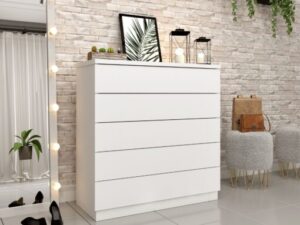 CÔMODA PREMIUM / EVEREST 5 GAVETAS – 86 cm – TCIL – 3.4 – SR/TD/LD
