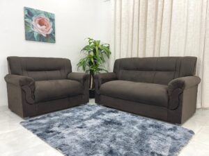 Conjunto Estofado Sofá 2×3 lugares D23 Suede – Boareto Estofados – 6.8 – LD 5.9 RN