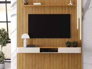 Painel até 75″ Lyon + Nicho Arcus 1,80 – Mavaular- 1.2- TD