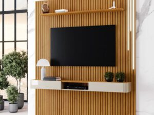 Painel até 75″ Lyon + Nicho Arcus 1,80 – Mavaular- 1.2- TD