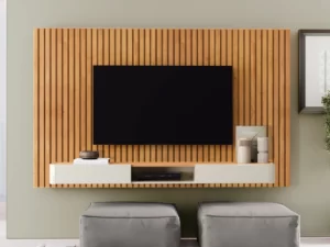 Painel Ripado até 75″ Versátilis 2,17m + Nicho Arcus 1,80 – Mavaular- 7.8- TD