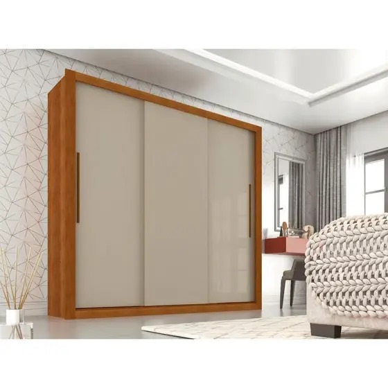 ROUPEIRO GR PANAMÁ FLEX 3P CORRER 4G - 1.85m - SEM ESPELHO - SALLETO - 7.5/LD - Imagem 2