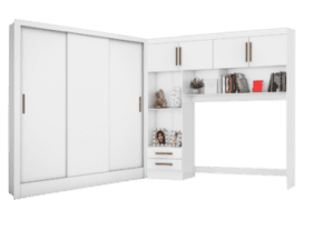 Modulado 4P + Guarda-Roupa 3P Dubai/Santiago – Carioca Móveis- 9.8- TD