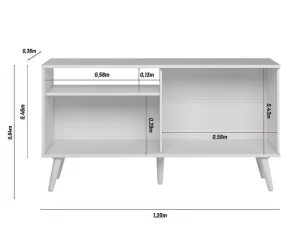 RACK RUBI – 1.20m – LINEA BRASIL  – 1.8TRA/ 2.2 RN