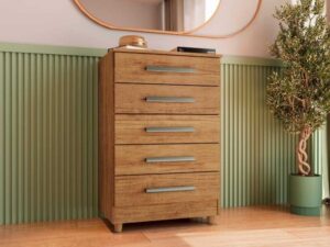 CÔMODA PAOLA 5 GAVETAS – 64 CM – RUD RACK – 2.3 – PR