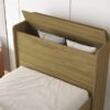 CAMA TAMIRES SOLTEIRO CABECEIRA BAÚ + AUXILIAR MILI 2 GAVETAS MDF – 106x98x220cm - VJ MÓVEIS - 5.0 - TD - 4.6 - PR - Image 2