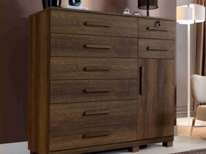 Cômoda New Vitoria 8 Gavetas 1 Porta – 1,22m – Benetil – 6.6 – SR