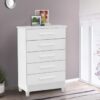 CÔMODA PAOLA 5 GAVETAS - 64 CM - RUD RACK - 2.1 - PR