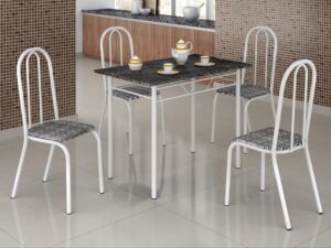 Conjunto de Mesa Realeza 100×60 4cds Móveis Teixeira – 3.9 – SR – 3.7 – RN