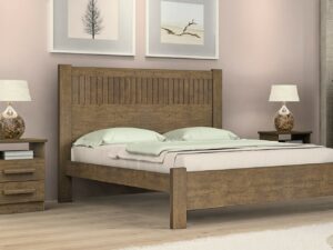 Cama Casal Primicia Plus RIPADA-1.53m- D’Doro- 100%MDF 6.2-SR / LD