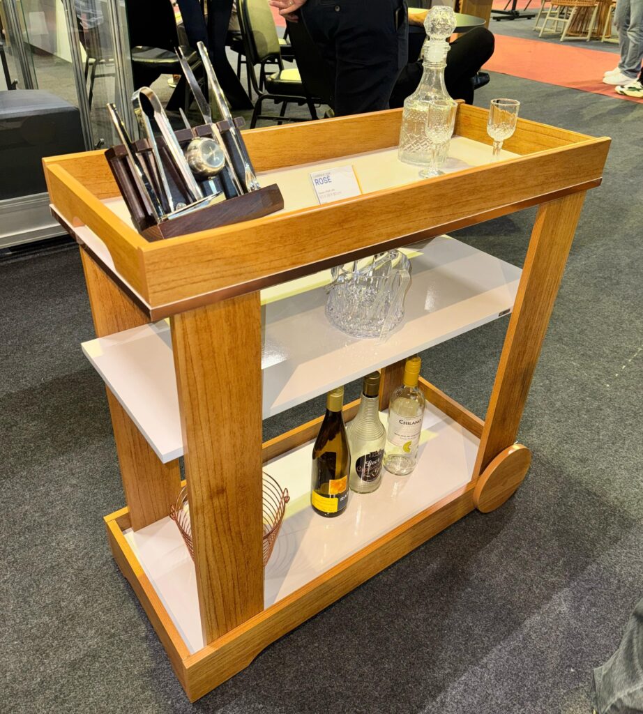 Carrinho Bar Rose - artely - 0.80m - 2.0/SR/TD - Imagem 3