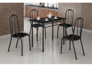 Conjunto de Mesa Realeza 100×60 4cds Móveis Teixeira – 3.9 – SR – 3.7 – RN